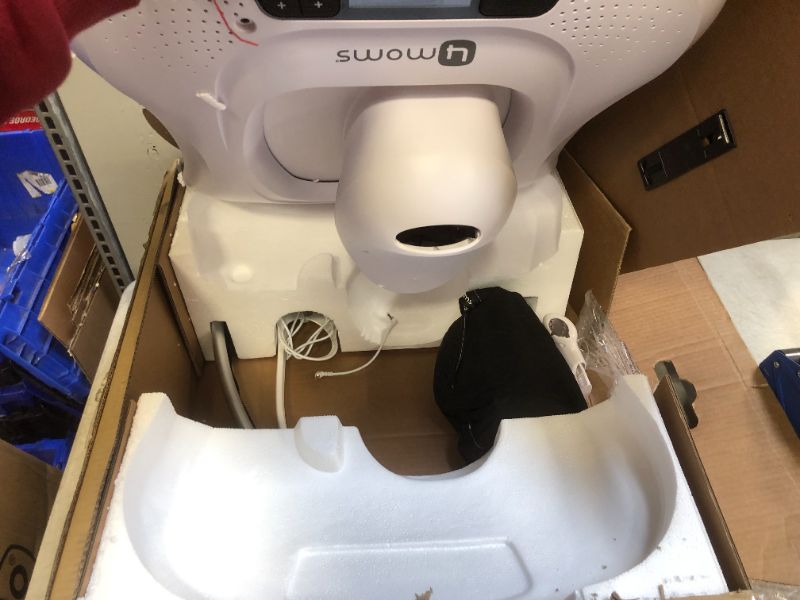 Photo 1 of 4moms mamaRoo 4 Baby Swing, Bluetooth Baby Rocker with 5 Unique Motions, Smooth, Nylon Fabric, Grey Classic , 33x19.5x25.5 Inch (Pack of 1)
