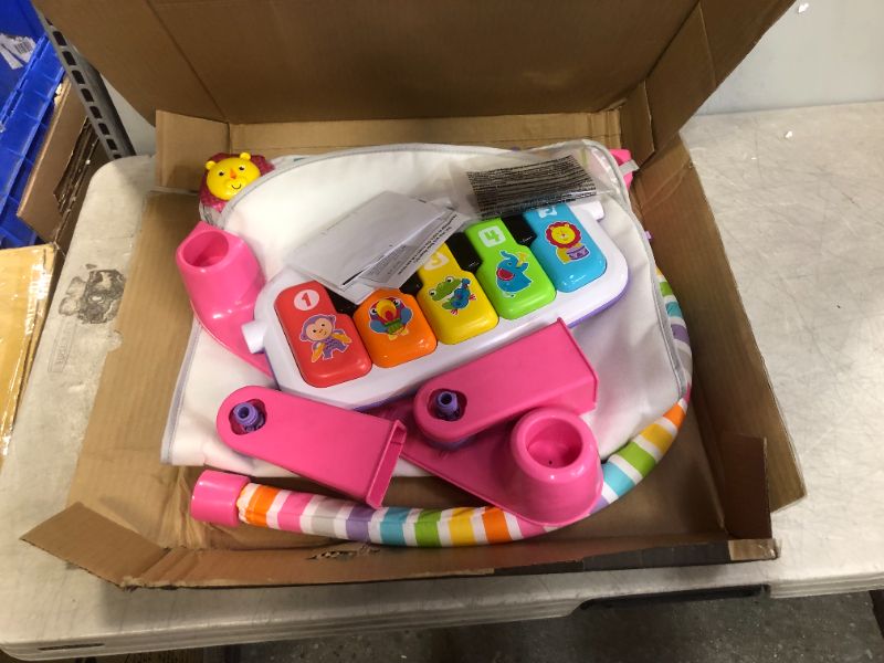 Photo 1 of Fisher-Price Deluxe Kick & Play Piano Gym, Pink
