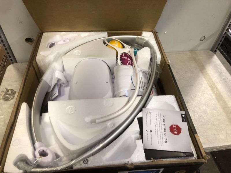Photo 1 of 4moms mamaRoo 4 Baby Swing, Bluetooth Baby Rocker with 5 Unique Motions, Soft, Plush Fabric, Multi Plush
