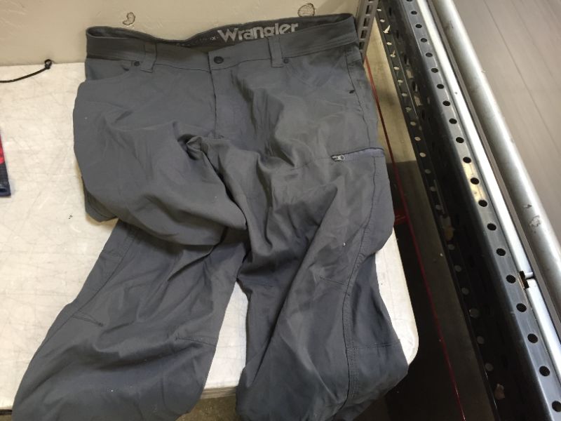 Photo 1 of men's gray wrangler pants size 38x30