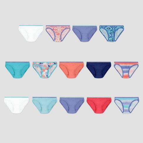 Photo 1 of Hanes Girls' 14pk Bikini size 10