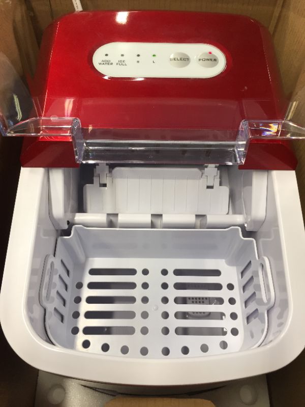 Photo 4 of Igloo 26-Pound Portable Ice Maker, Retro Red Iceb26rr