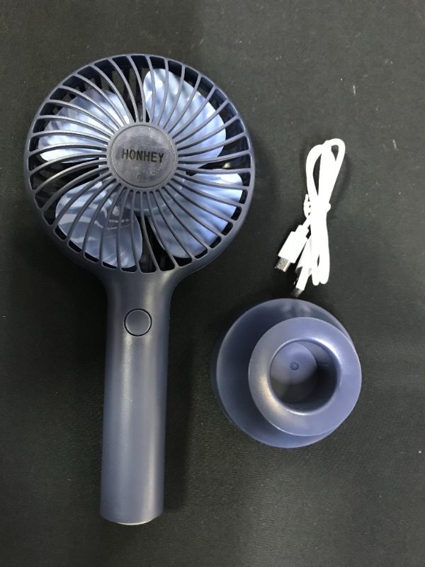 Photo 1 of HONHEY HANDHELD MINI FAN G3 BLUE