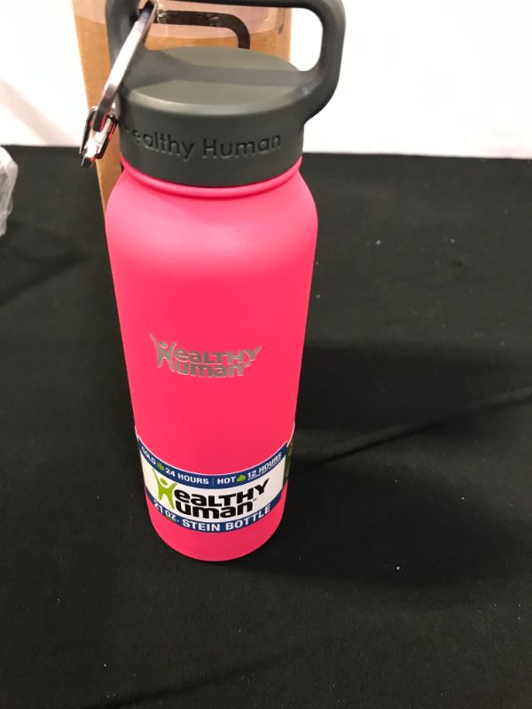 Photo 2 of 21oz Healthy Human Stein Water Bottles 21oz / Hawaiian Pink (MAJOR DAMAGES TO BOX)