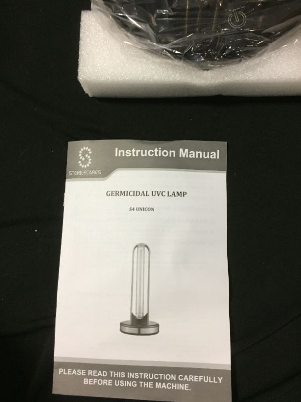 Photo 2 of 
UV Light Sanitizer, Disinfection Germicidal UV Lamp Sterilizer, UVC Mite-Removal Bulb, Remote & Cycle Timing Control, Radar Sensor, Ozone Free, Kills 99.9% of Germs Viruses for Home Room (Blue)
Visit the STERILECARES Store