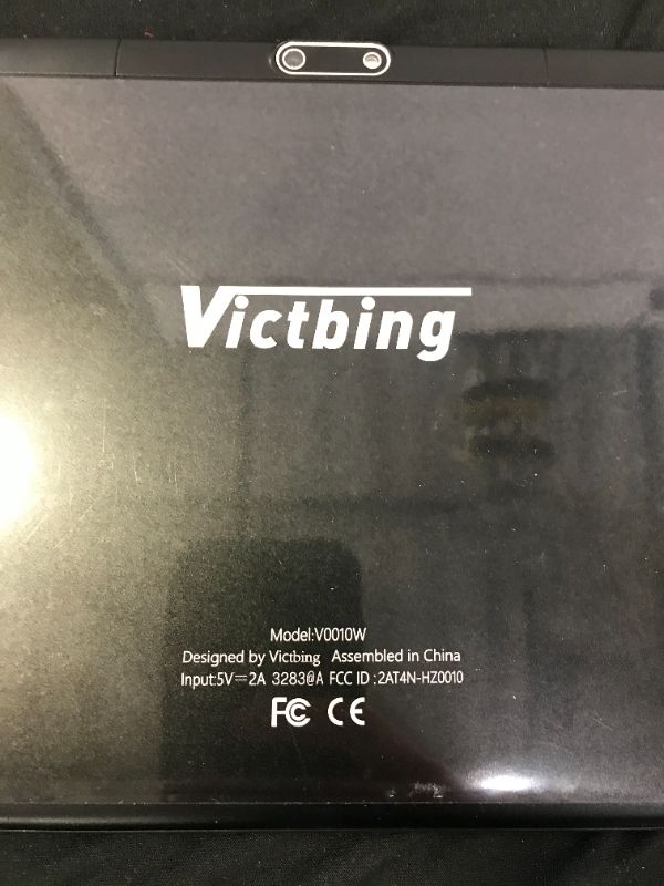 Photo 1 of model v0010W Touch Screen tablet - minor scratches on screen 
