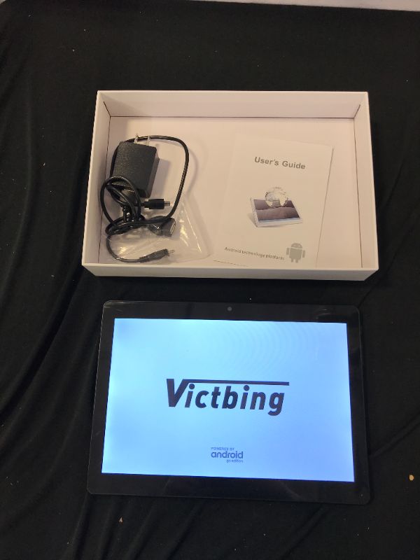 Photo 1 of model v0010W Touch Screen tablet - minor scratches on screen 