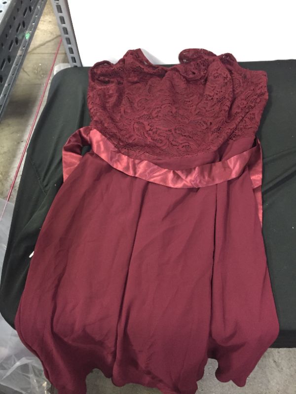 Photo 1 of MEDIUM MAROON DRESS 