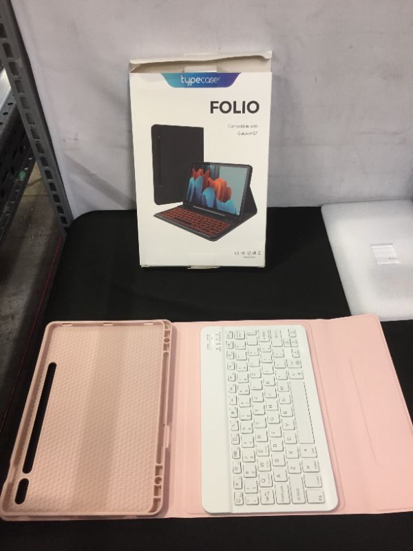 Photo 1 of FOLIO KEYBOARD  COMPATIBLE WITH GALAXY S7 (MAJOR DAMAGES TO BOX)