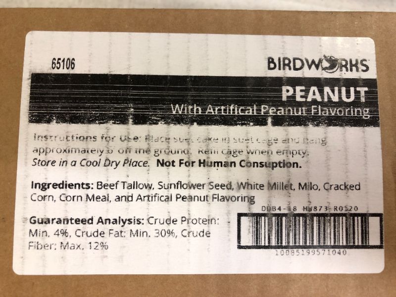 Photo 2 of 18 PACK PEANUT BIRD FEED BRICKS