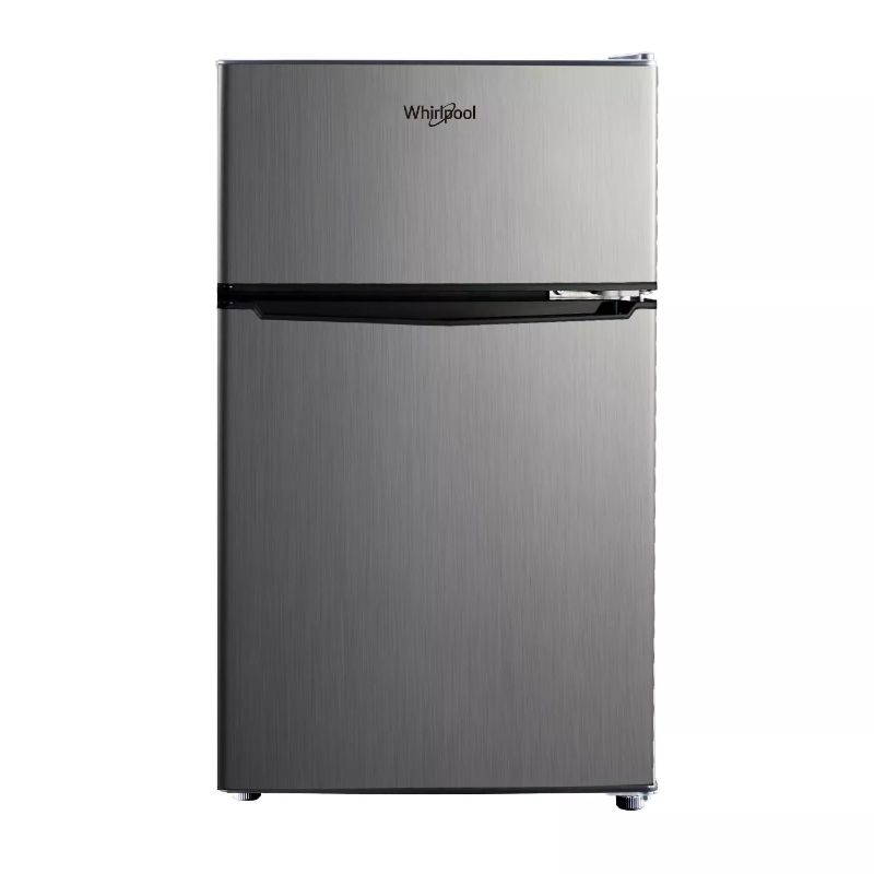 Photo 1 of Whirlpool 3.1 cu ft Mini Refrigerator Stainless Steel WH31S1E
