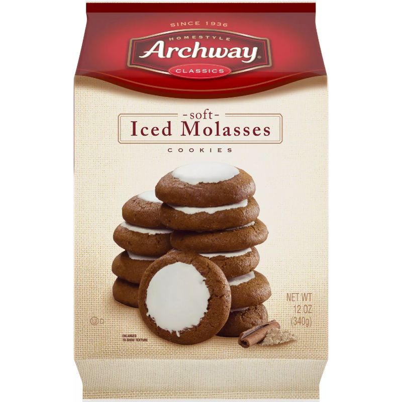 Photo 3 of 2 BOXES OF 6 Archway Iced Molasses Cookies - 12oz
BEST BY MAY 22 2021