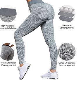 Photo 2 of BOTH SIZE SMALL OMKAGI Sexy Butt Lifting Workout Leggings for Women Textured Booty High Waist Yoga Pant
AND HIGH V NECK CAMI SHIRT