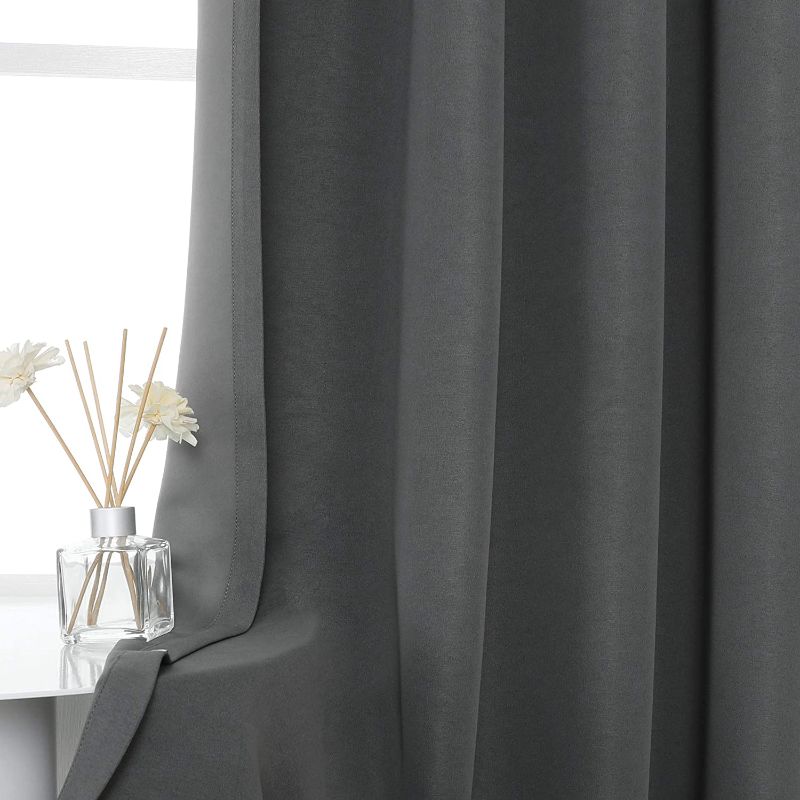 Photo 1 of 50X63" GREY CURTAINS 