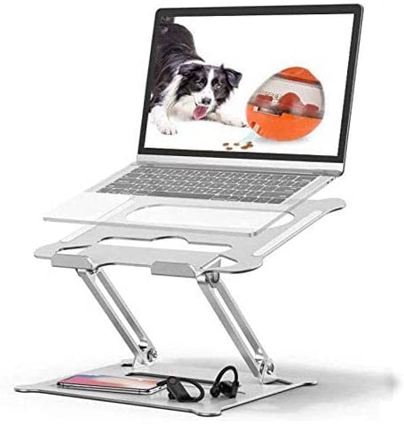 Photo 1 of Adjustable Laptop Stand,Suturun Portable Laptop Computer Stand Rriser&Multi-Angle Stand with Heat-Vent to Elevate Laptop Holder for Mac,Notebook,Lenovo More10-17 Laptop