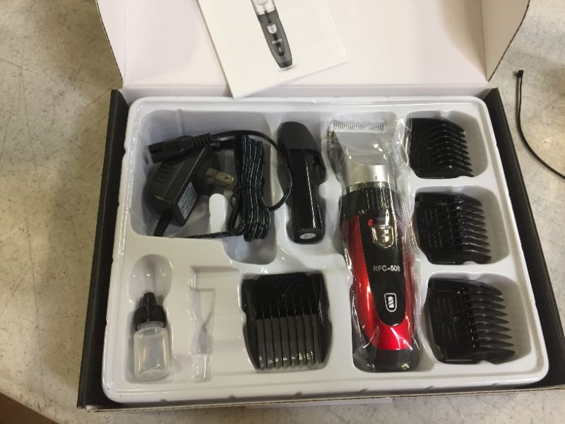 Photo 2 of SURKER Professional Hair Clipper Hair Trimmer for Men Quiet Hair Cutting Kit Cordless

