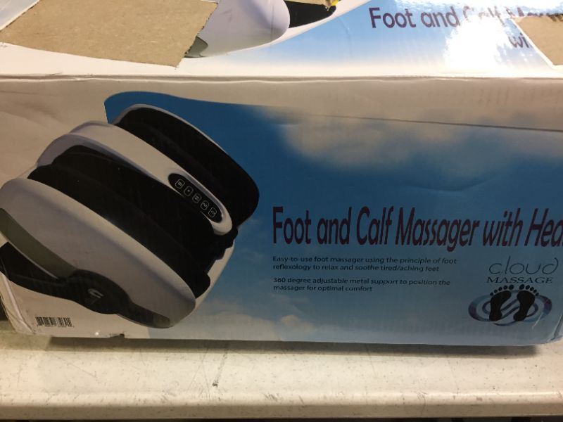 Photo 1 of Cloud Massage Shiatsu Foot, Ankle & Calf Cloud Massager - Deep Kneading with Heat Therapy