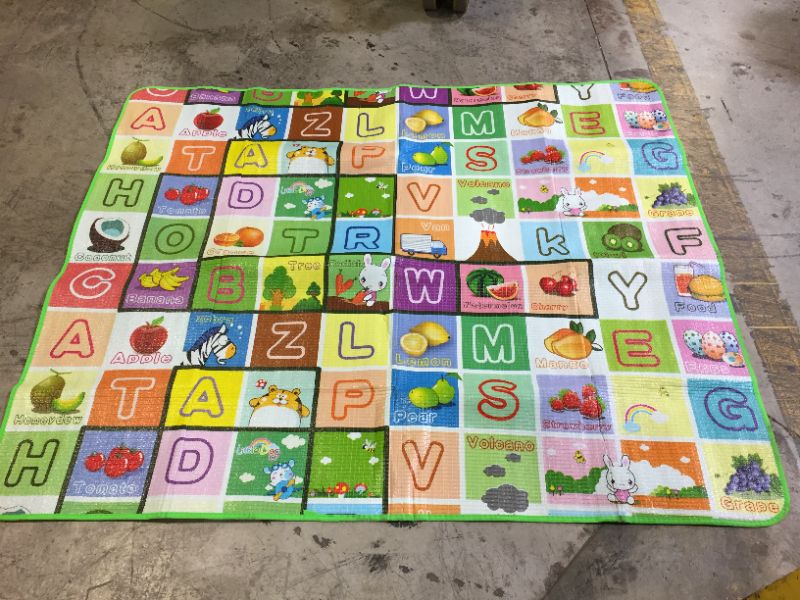 Photo 2 of 71"X58" DOUBLE SIDED KIDS PLAY MAT