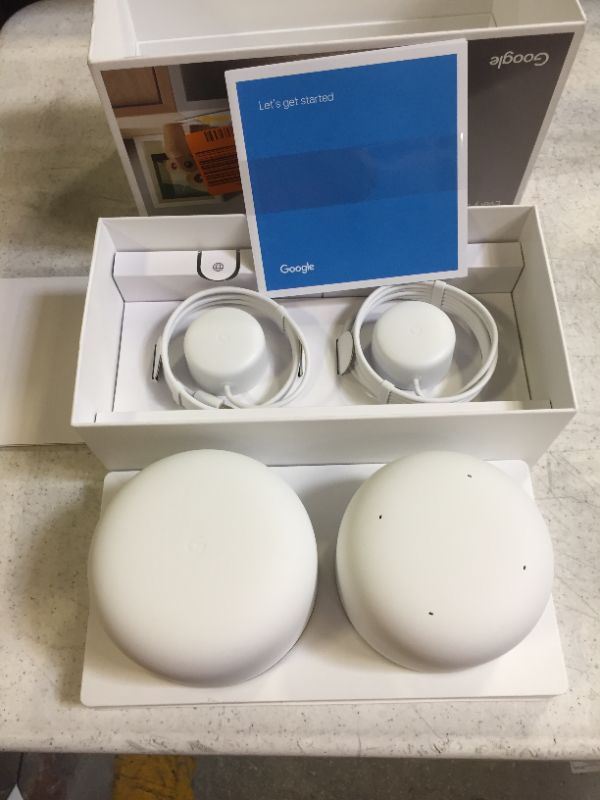 Photo 1 of Google Nest Wi-Fi Router and One Access Point
