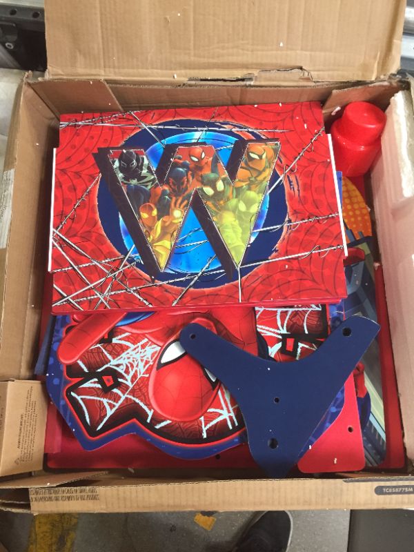 Photo 1 of Delta Children Chair Desk With Storage, Marvel Spider-Man
