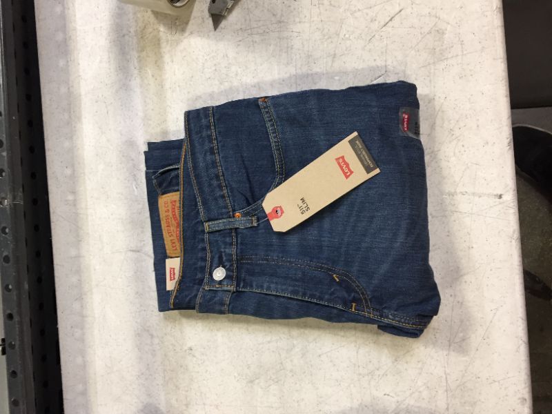 Photo 2 of Levi Strauss & Co. Mens 511 Medium Wash Slim Fit Straight Leg Jeans
34x30