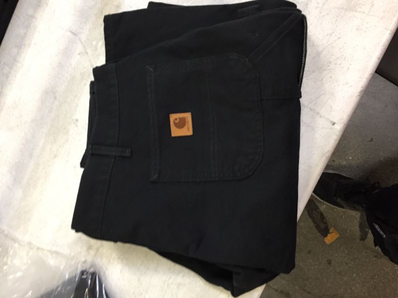 Photo 1 of Carhartt Black Jeans Carpenter Painter Cut, Cotton Denim - Size 42x34


