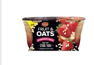 Photo 1 of  6 2 ct 7 oz packs STRAWBERRY APPLE REAL FRUIT & 100% WHOLE GRAIN OATS, STRAWBERRY APPLE
