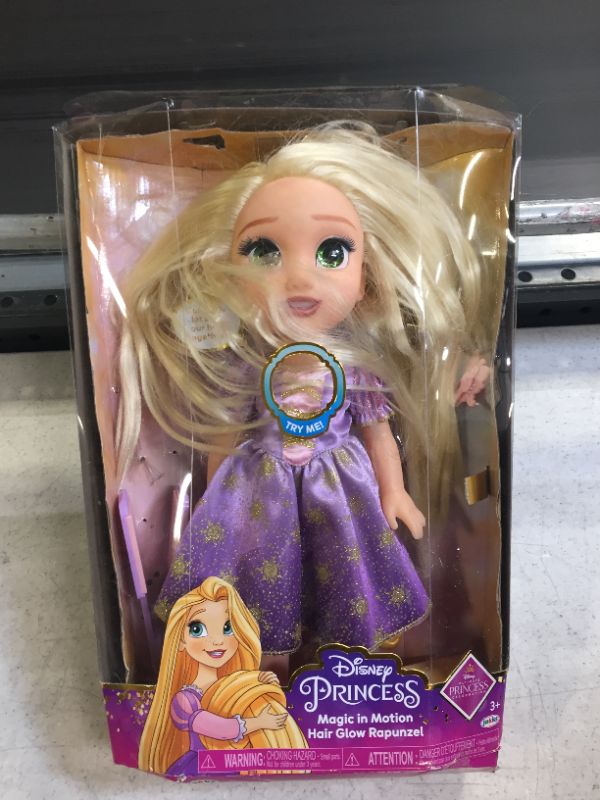 Photo 1 of Disney Princess Magic In Motion Hair Glow Rapunzel Doll
