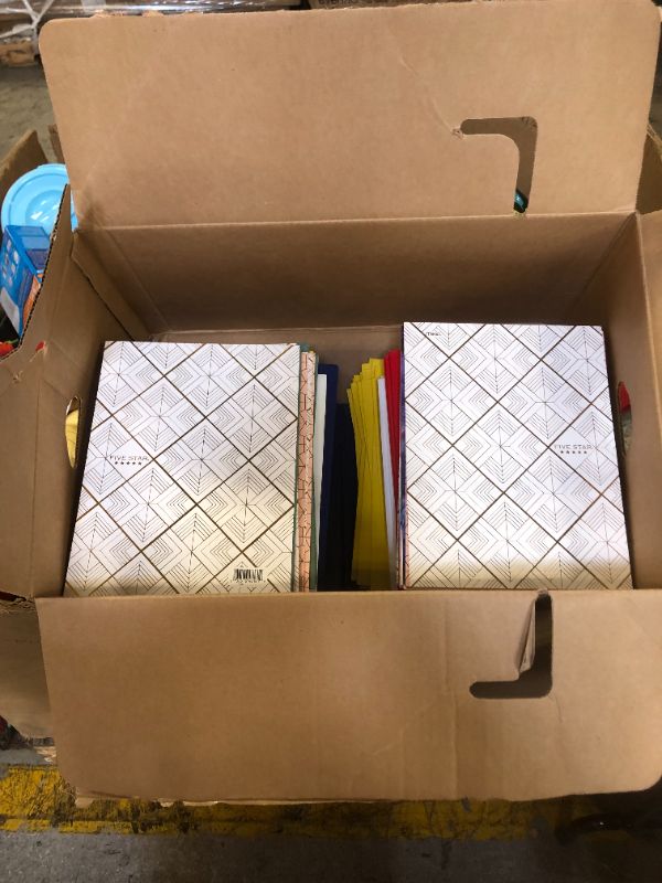Photo 1 of 1 case various mead 5 star paper and plastic folders
