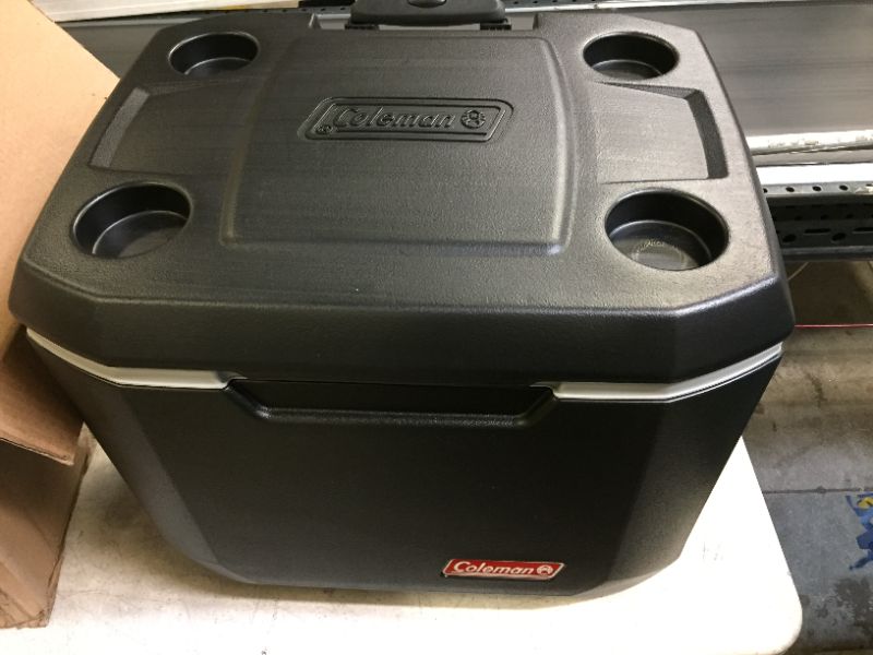 Photo 2 of Coleman Rolling Cooler 50 Quart Xtreme 5 Day Cooler with Wheels Wheeled Hard Cooler Keeps Ice Up to 5 Days