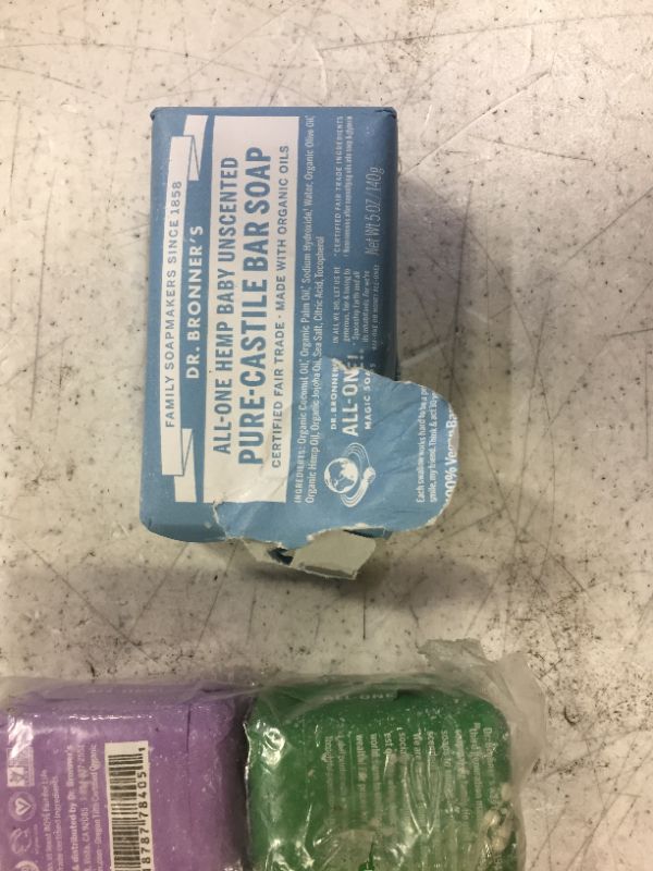 Photo 2 of 5 pack of Dr. Bronner's Pure-Castile Lavender Bar Soap 5oz