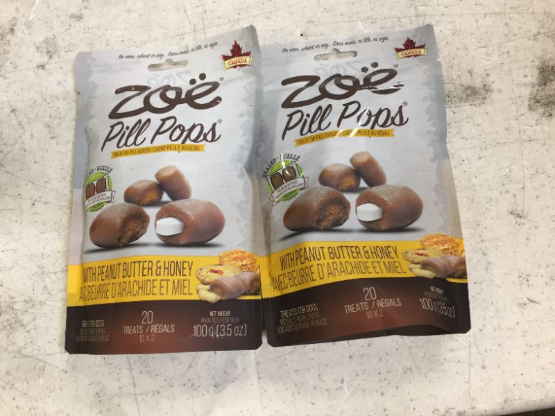 Photo 1 of Zoe Pill Peanut for Pets, 3.5-Ounce, Butter/Honey 2 Pack Apr-20-22