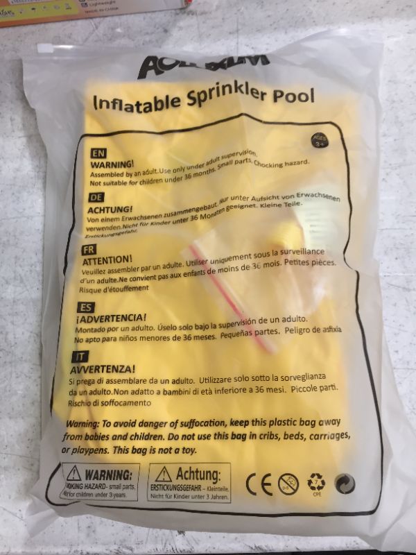 Photo 1 of Inflatable Sprinkler Pool