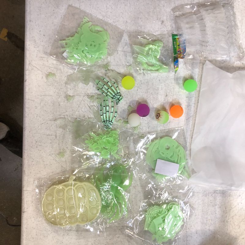 Photo 1 of glow in the dark halloween decoration and party favors