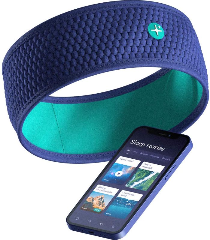 Photo 1 of HoomBand Wireless | Bluetooth Innovative Headband for Sleep, Travel, Meditation | Charging Cable Included & Free Access to Hypnotic Stories Created by Sleep Experts (Size S)
