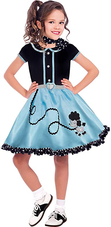 Photo 1 of amscan Girls At The Hop Costume- Large (12-14) Blue
