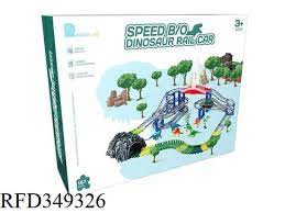 Photo 1 of Variable Speed B/O Dinosaur Rail Car Dinosaur Track Toy
