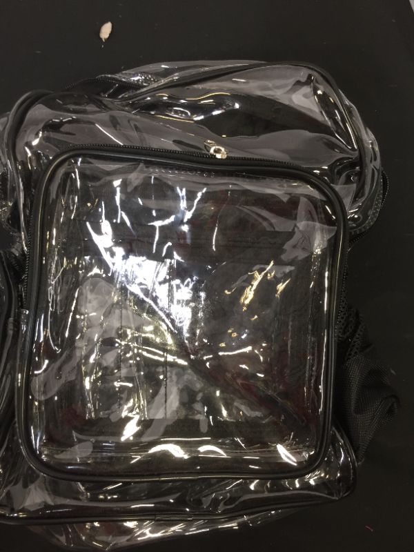 Photo 1 of clear backpack