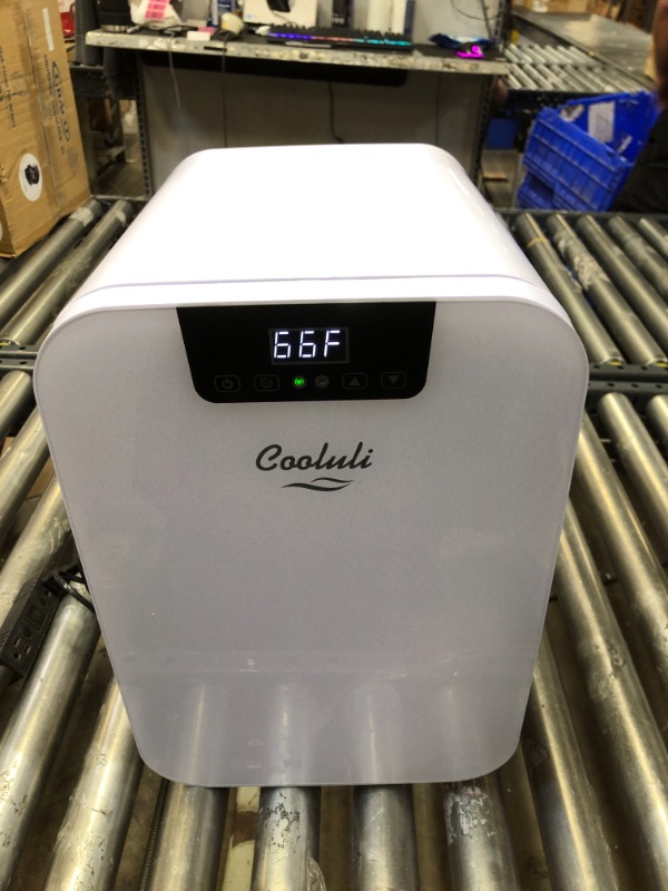 Photo 2 of Cooluli Concord White 20 LITER Compact Cooler Warmer Mini Fridge