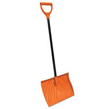 Photo 1 of 18 in. Snow Shovel with Metal Edge
