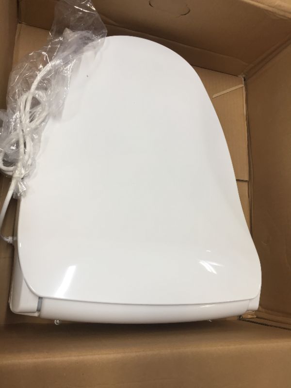 Photo 2 of 
Alpha iX Hybrid Bidet Toilet Seat in Elongated White