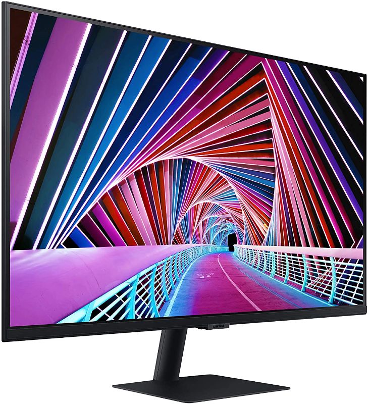 Photo 1 of DAMAGED. SAMSUNG 32 Inch 4K UHD Monitor, Computer Monitor, Wide Monitor, HDMI Monitor HDR 10 (1 Billion Colors), 3 Sided Borderless Design
