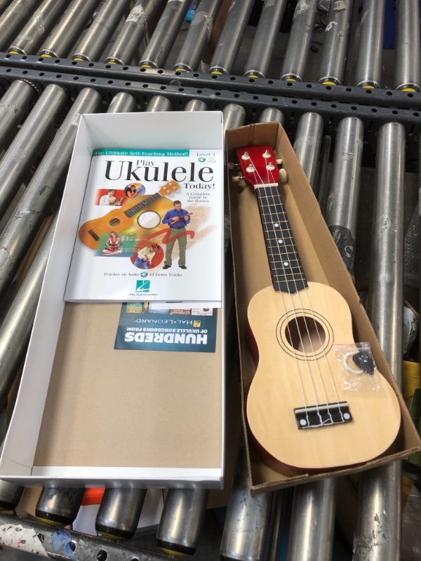 Photo 2 of Hal Leonard Learn To Play Ukulele Kit - Washed Wood (274381)
