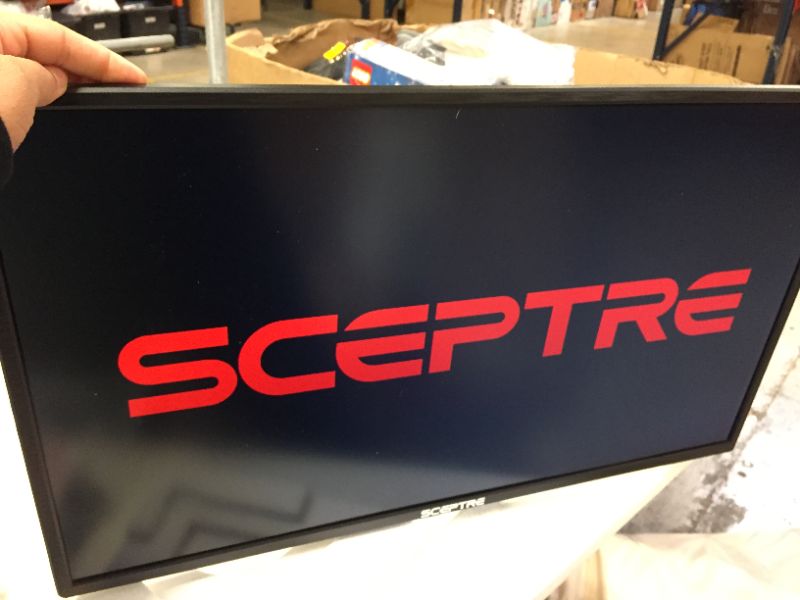 Photo 2 of Sceptre IPS 27 4K UHD LED Monitor up to 75Hz DIsplayPort HDMI DVI Build-in Speakers, Frameless Machine Black 2020 (U279W-4000R)