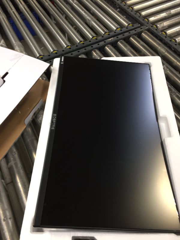 Photo 1 of CRACKS IN LCD, NO POWER CABLE Sceptre 27" Curved 75Hz LED Monitor HDMI VGA Build-in Speakers, Edge-Less Metal Black 2019 (C275W-1920RN)