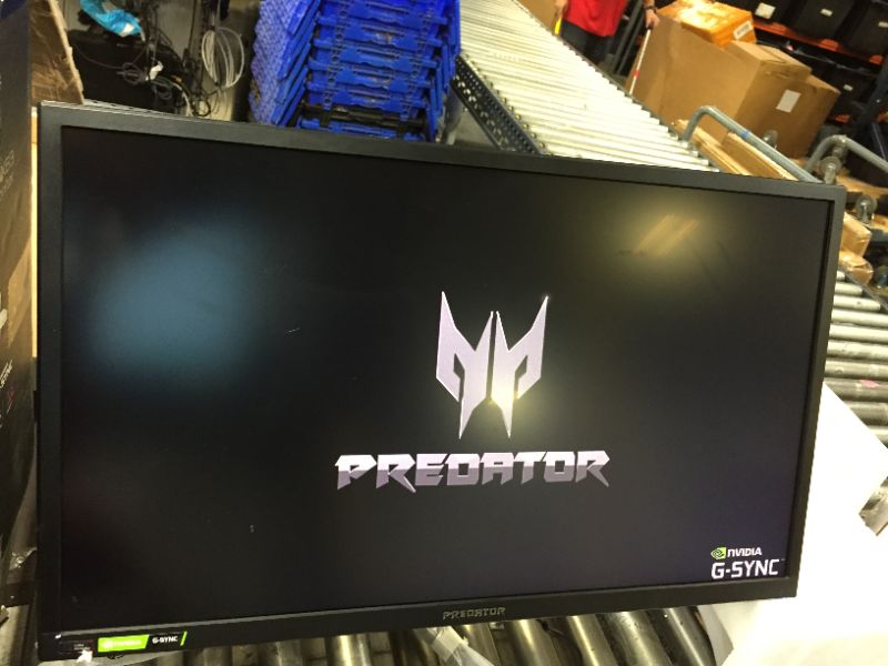 Photo 2 of SCUFFS ON LCD, TURNS ON NO CRACKSAcer Predator 27" Class UHD G-Sync IPS Gaming Widescreen Monitor 4K