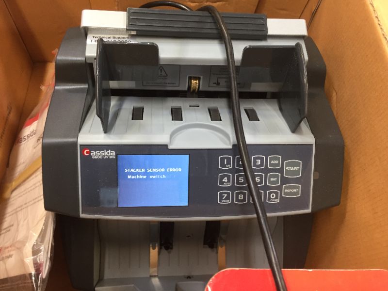 Photo 2 of Cassida 6600 UV/MG Currency Counter with ValuCount