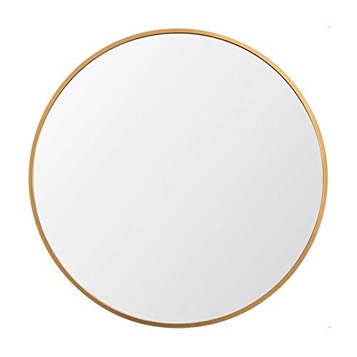 Photo 1 of Beauty4U 19.7" Wall Circle Mirror Large Round Gold Farmhouse Circular Mirror for Wall Decor Big Bathroom Make Up Vanity Mirror Entryway Mirror