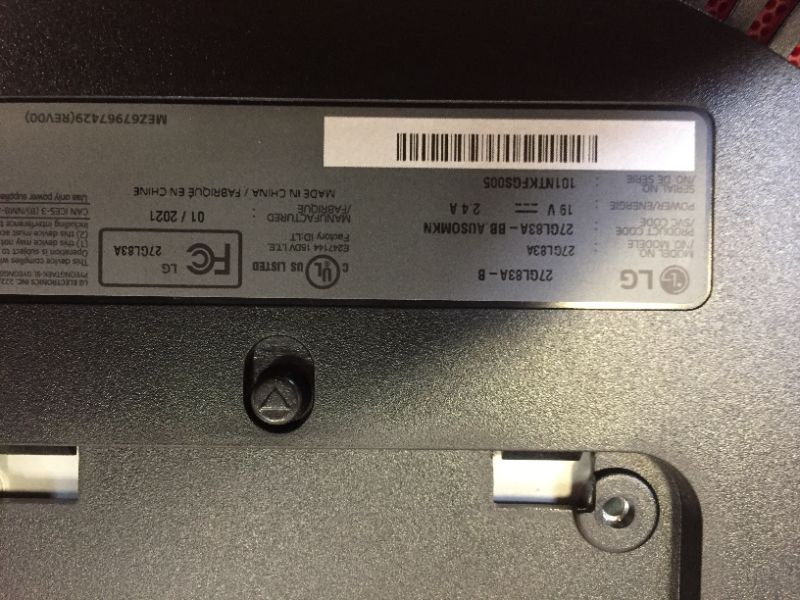 Photo 7 of LG 27GL83A-B 27 Inch Ultragear QHD IPS 1ms NVIDIA G-SYNC Compatible Gaming Monitor, Black