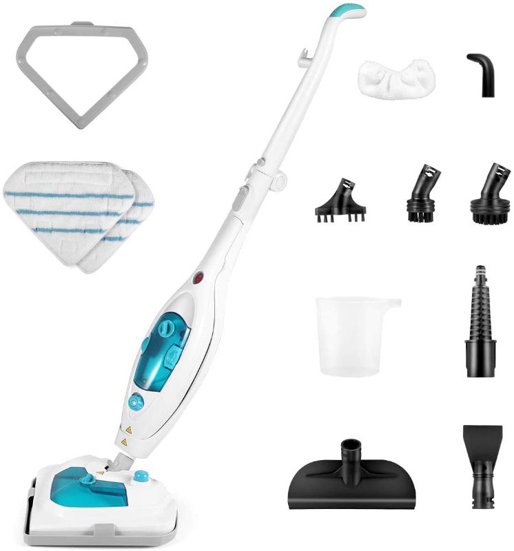 Photo 1 of 
Steam Mop,1200W Powerful Chemical Free Hot Multifunctional Steam Cleaner Mops with Detachable Unit,Carpet Ceramic Sealed Hardwood Floor Cleaning Machines...